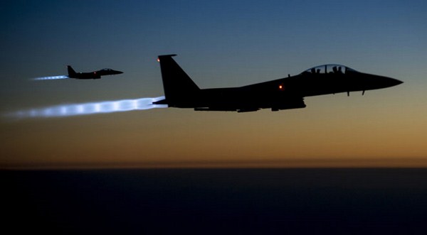طائرات التحالف الدولي تقصف داعش 18 مرة
